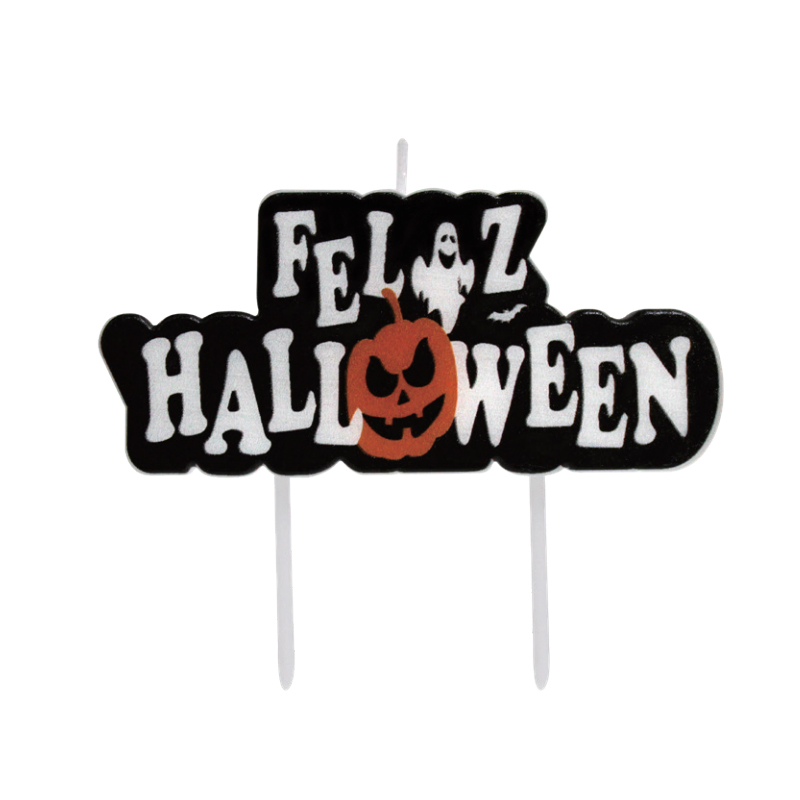 Lumânări cu scrisori de Halloween (limbi mixte)