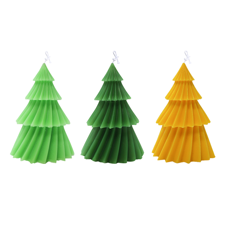 Pom de Crăciun origami tricolor